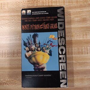 Monty Python and the Holy Grail 1975 (VHS) Widescreen Ed Terry Gilliam Jones VTG